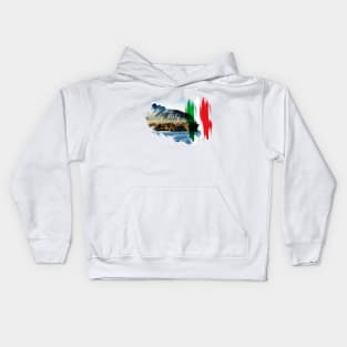 Italy. Sicily. Coast. Kids Hoodie